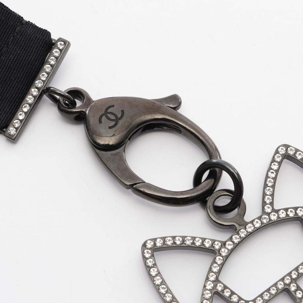 CHANEL Authentic Black Logo Necklace - Picture 3 of 6